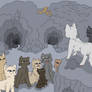 Warrior Cats Lineart 1~Clan Meeting~
