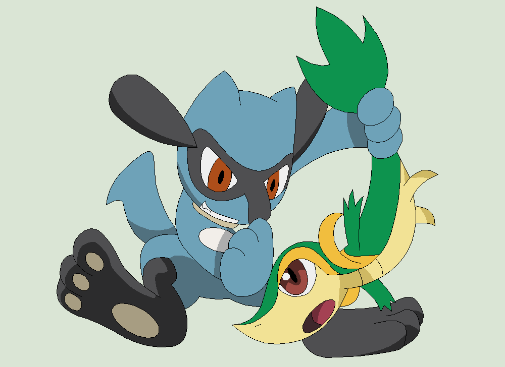 Pokemon Base 152~Snivy and Riolu 1~