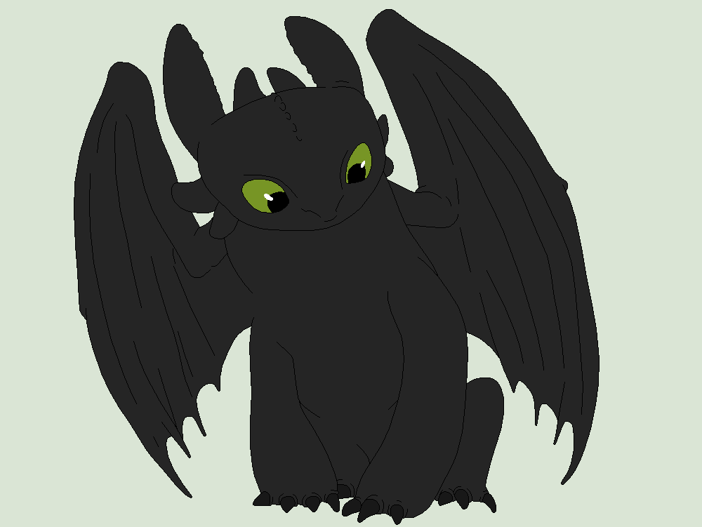 HTTYD Base 145~Nightfury 76~