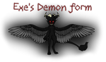 .:Dark Realm AU:.:Exe's Demon Form:. by YoFreshBean