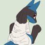 Pokemon Base 182~Lucario 7~