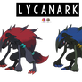 Pokemon Fusion Photoshop~Lycanark~