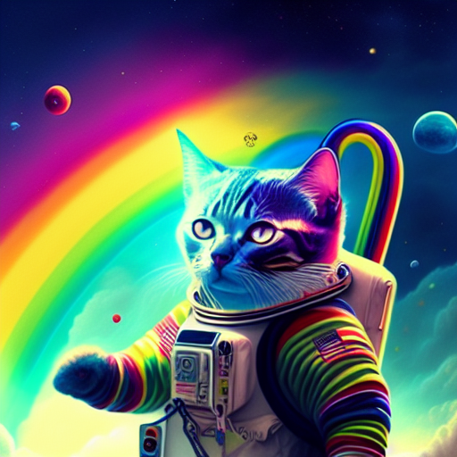 Space Kitty by iridescentsparkle on DeviantArt