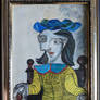 The Yellow Sweater Dora Maar Oil Painting on paper