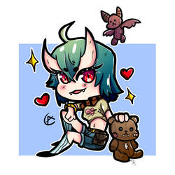 Chibi Demon 2  Adoptable!  10Euro