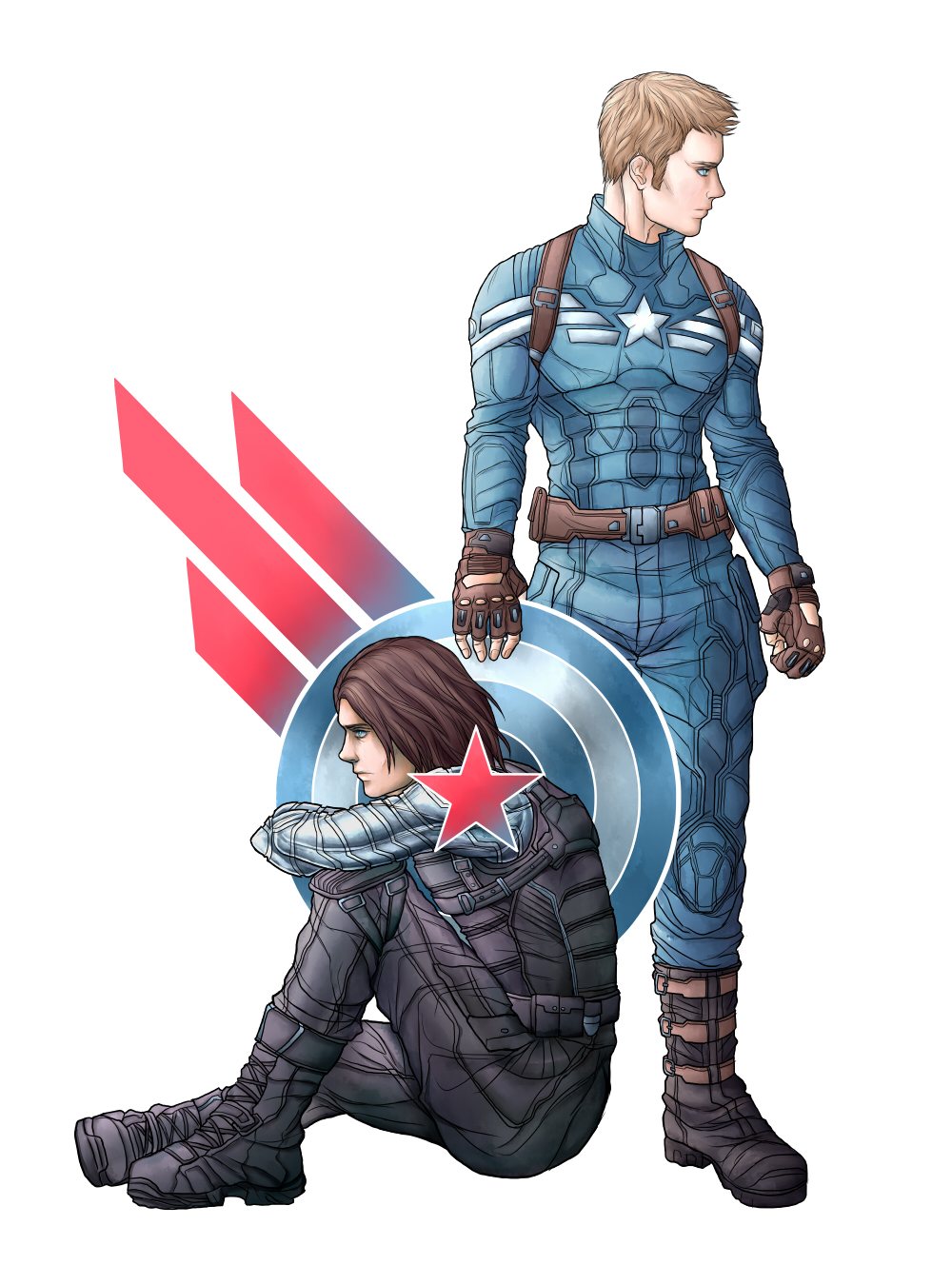 Cap and Bucky