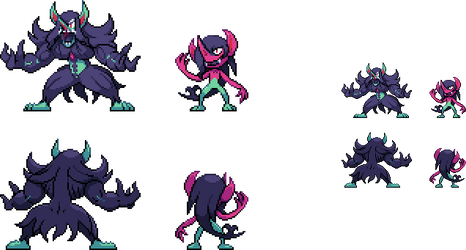 Morgrem / Grimmsnarl sprites