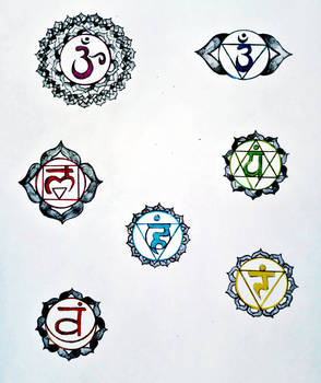 Chakras, in no paticular order.