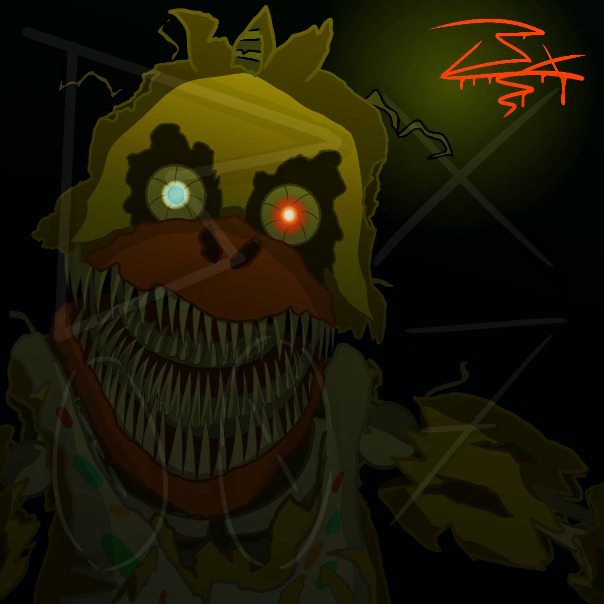 Fnaf4: N-Fredbear, Nightmare, N-Puppet by WellerInkson on DeviantArt