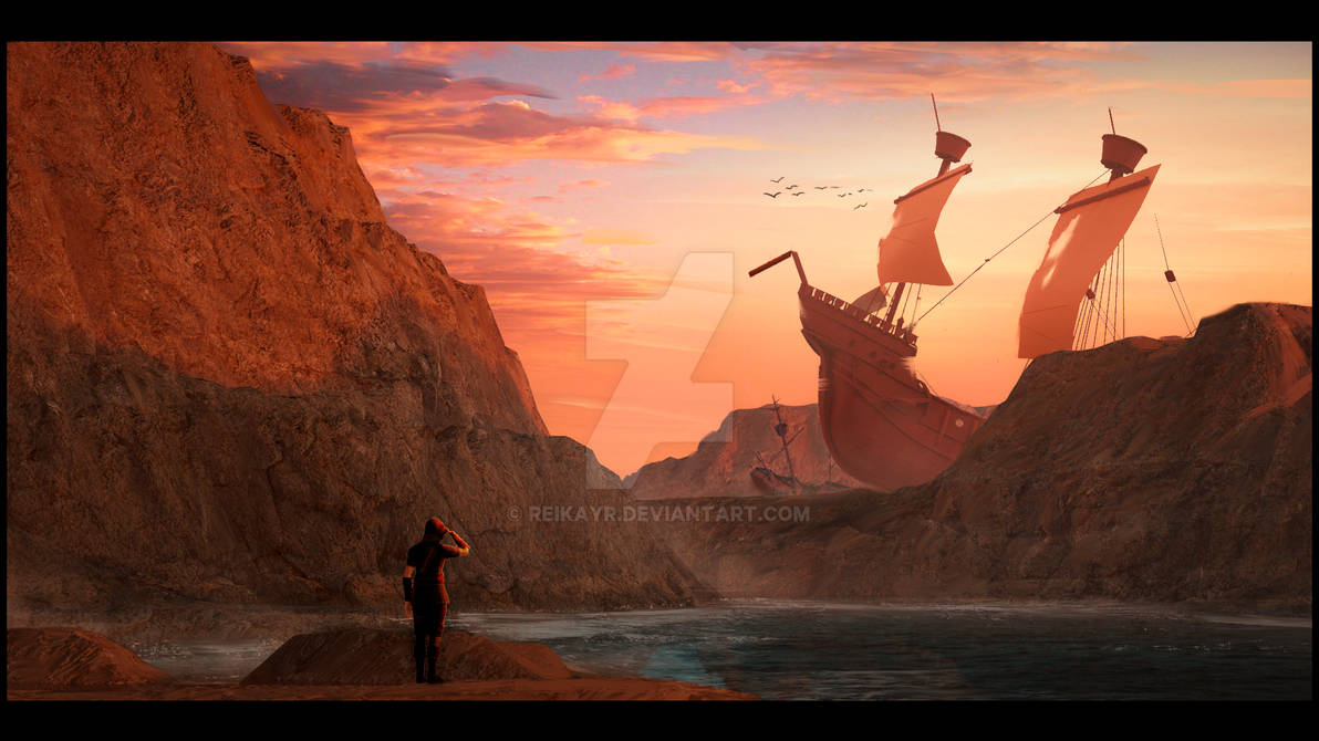 Stranded Ship by Reikayr on DeviantArt