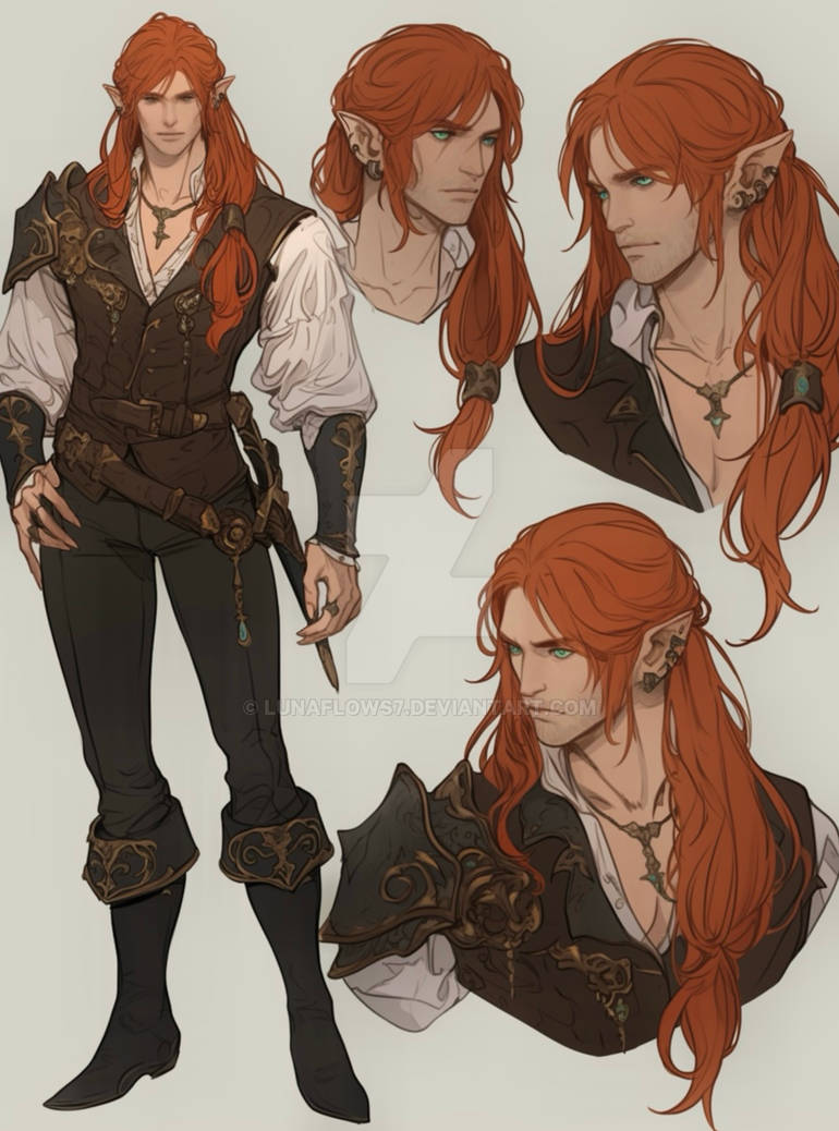 Character sheet of Elf ADOPTABLE open by Lunaflows7 on DeviantArt