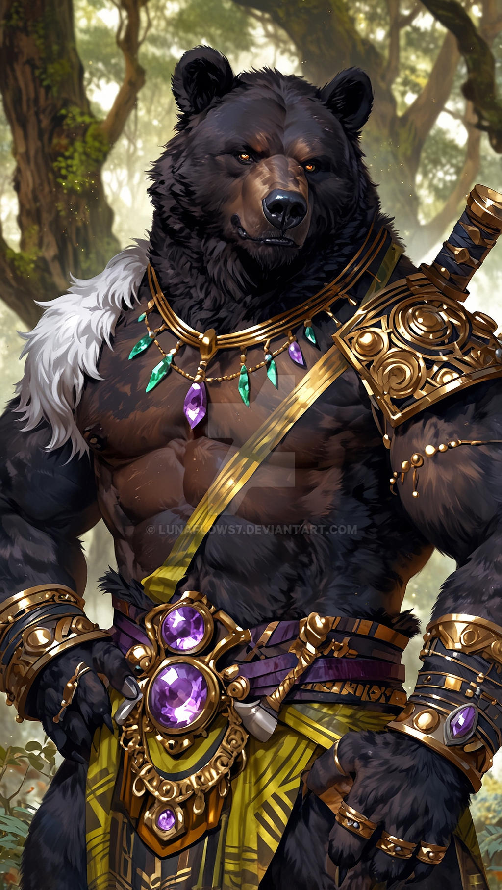 Adoptable anthro character ( open) by Lunaflows7 on DeviantArt