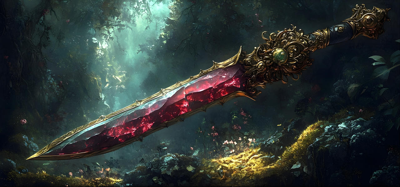 Adoptable magical ruby sword ( open) by Lunaflows7 on DeviantArt