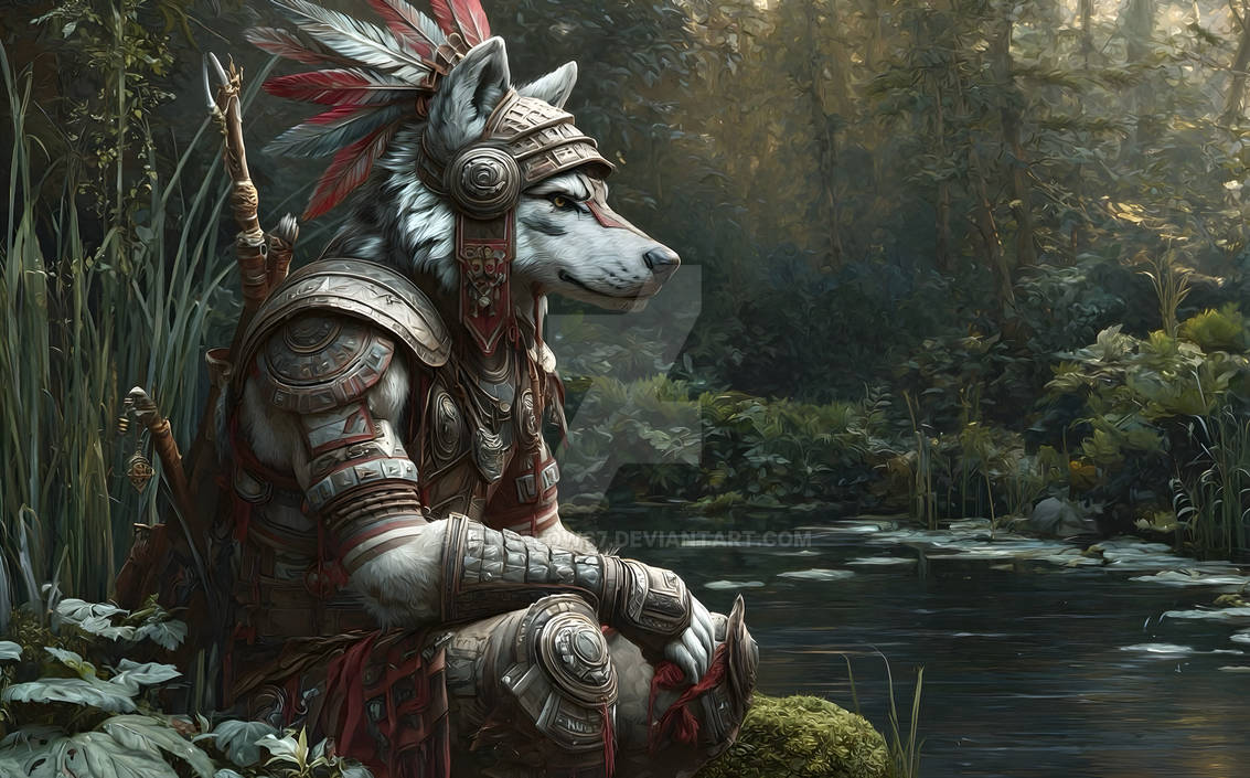 Adoptable anthro warrior ( open) by Lunaflows7 on DeviantArt