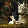 Unusual wildlife scene ,exclusive ( open)