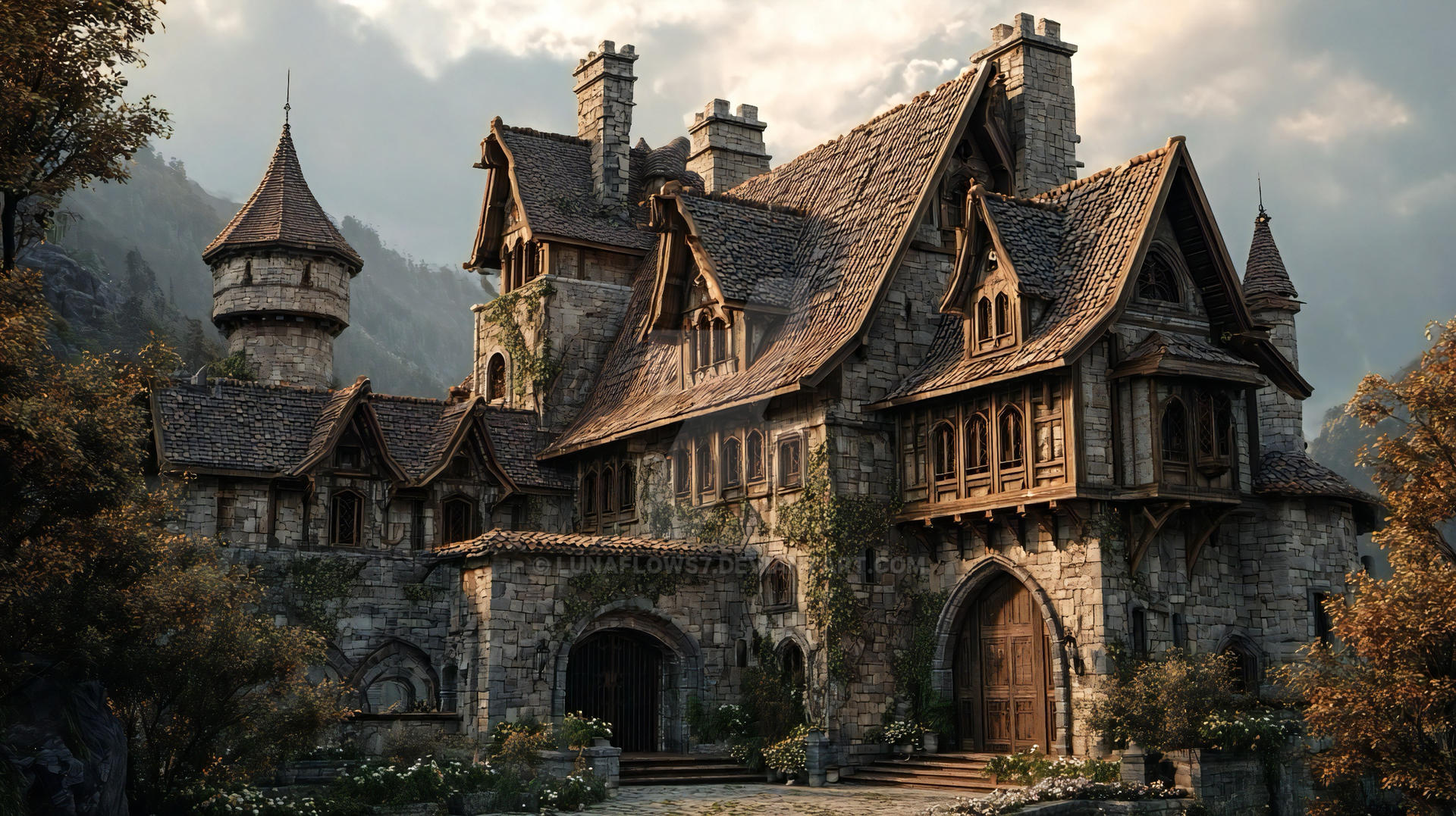 Medevil House Examples Medeival house,exclusive ( open) by Lunaflows7 on DeviantArt