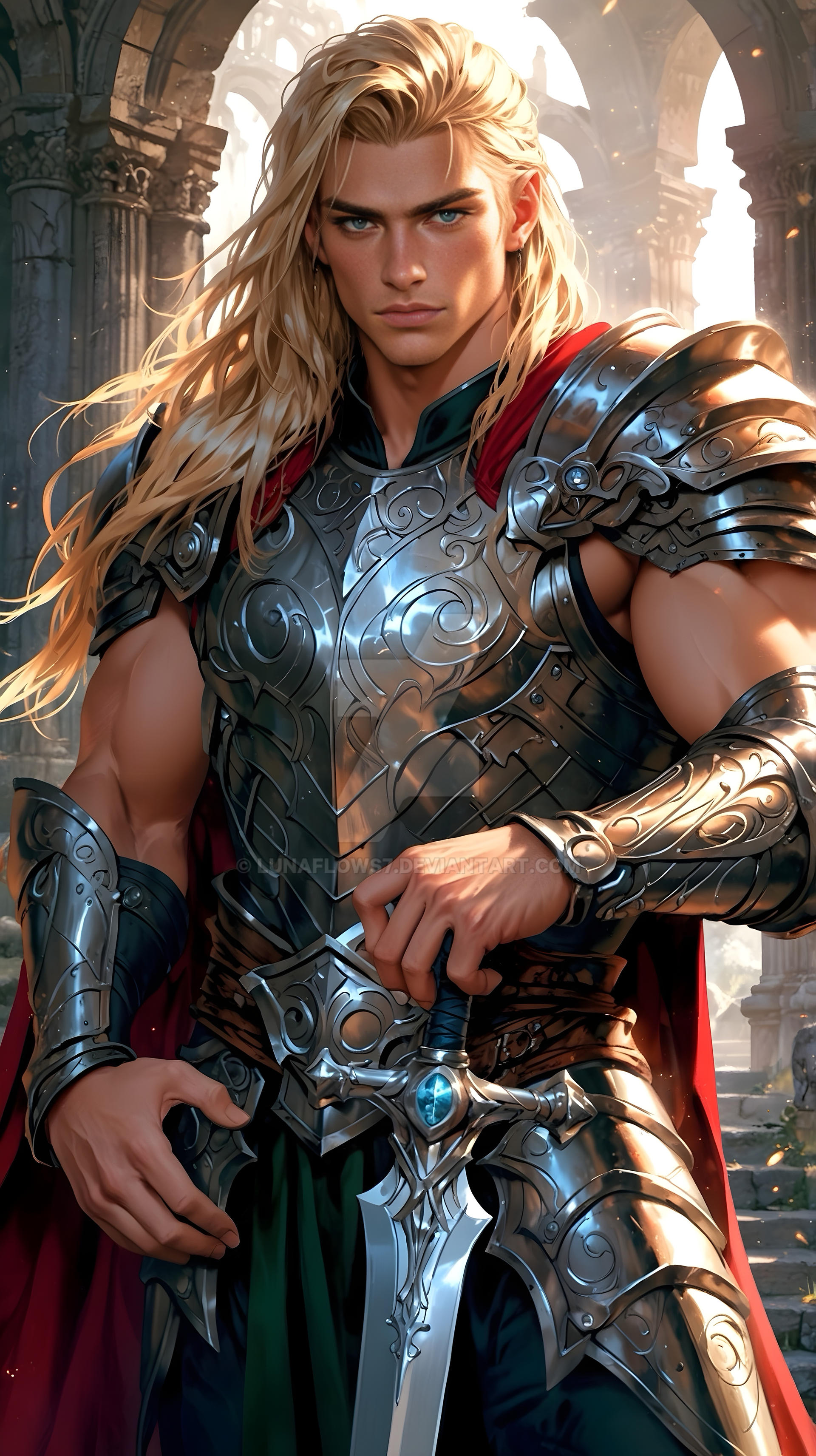 Fantasy Android Knight Fantasy knight,exclusive by Lunaflows7 on DeviantArt
