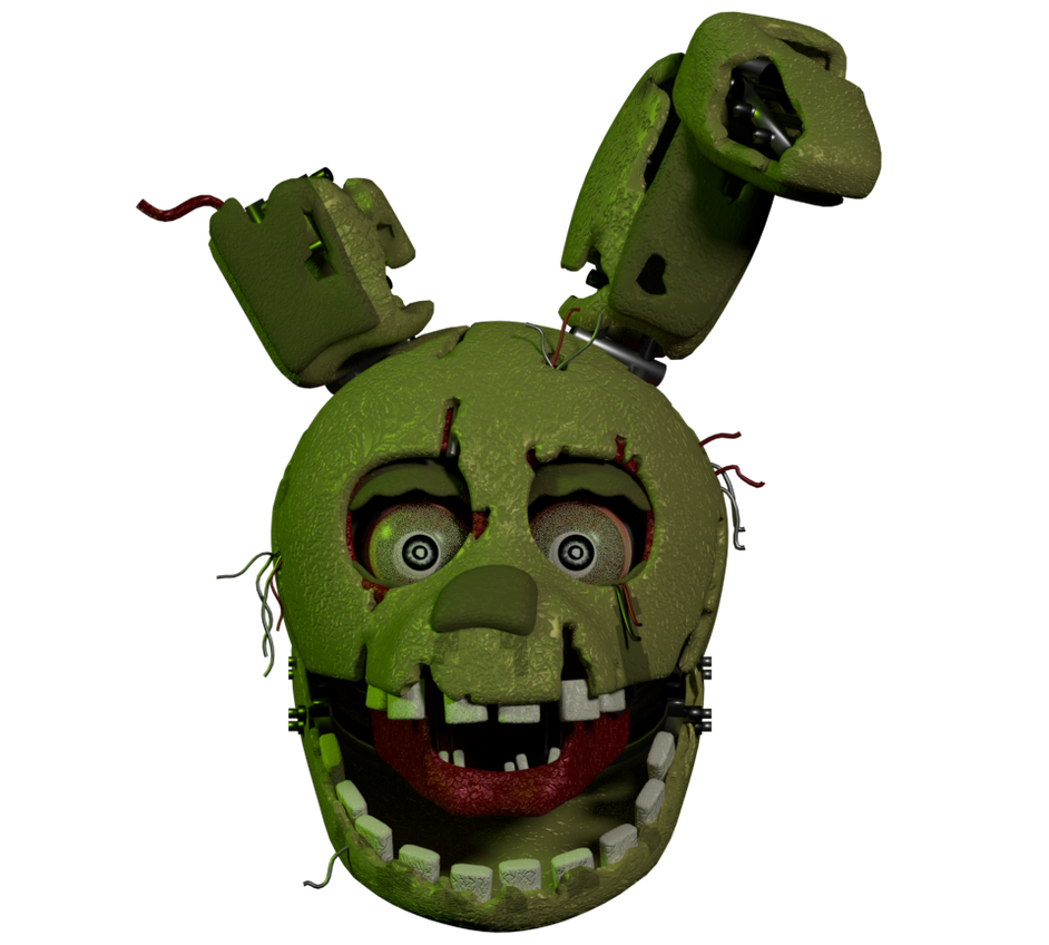 Springtrap V4 Head by a1234agamer on DeviantArt