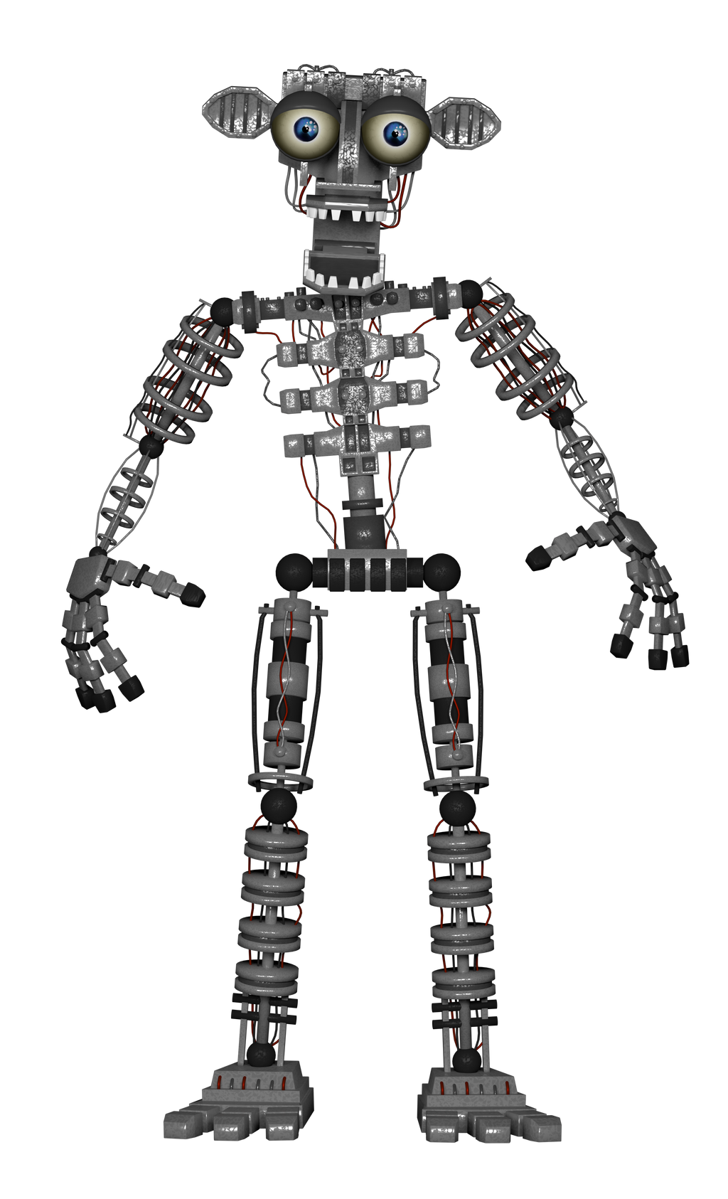 FNaF 2 Endoskeleton by a1234agamer on DeviantArt