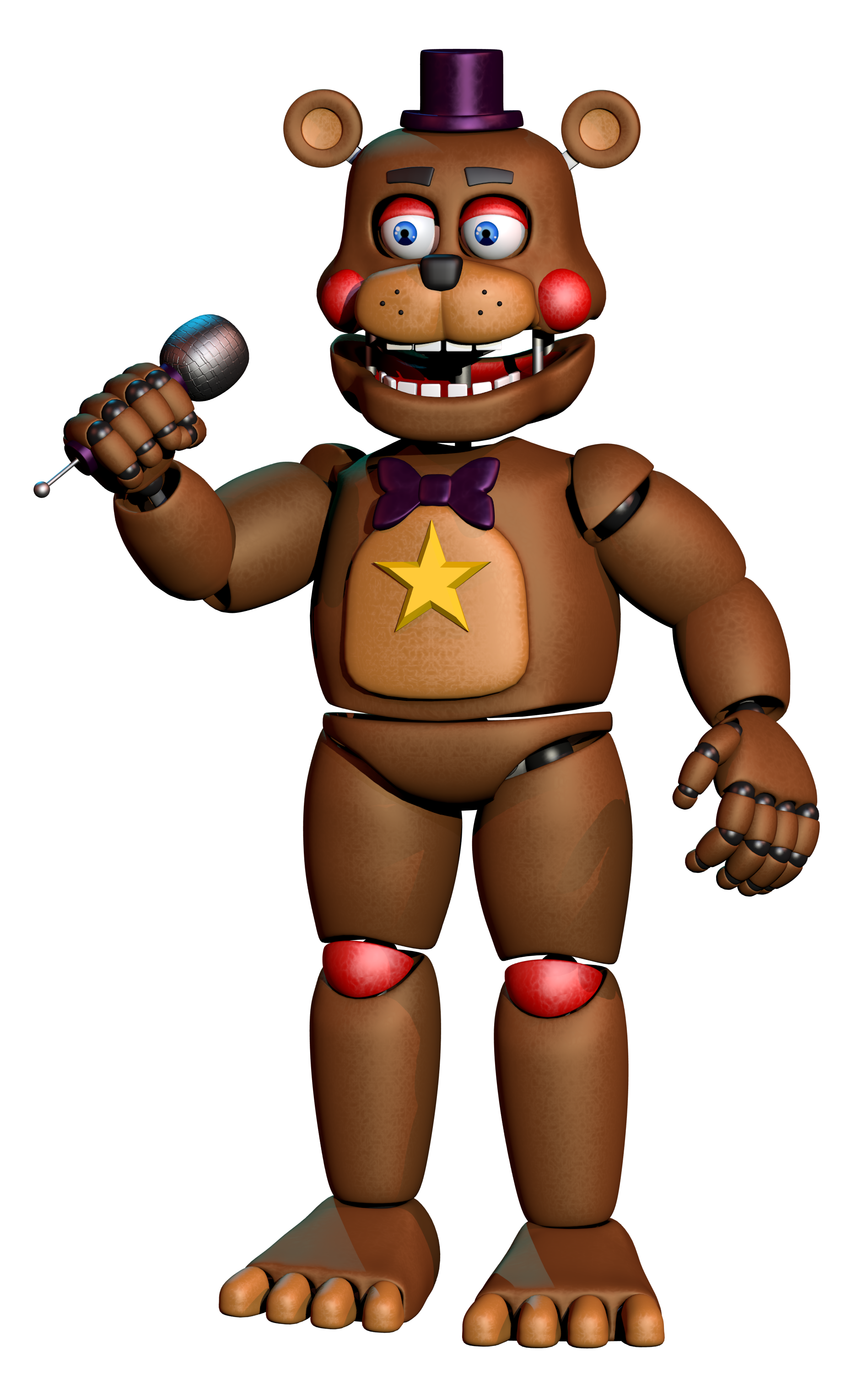 Rockstar Freddy Render #2 by KingAngryDrake on DeviantArt