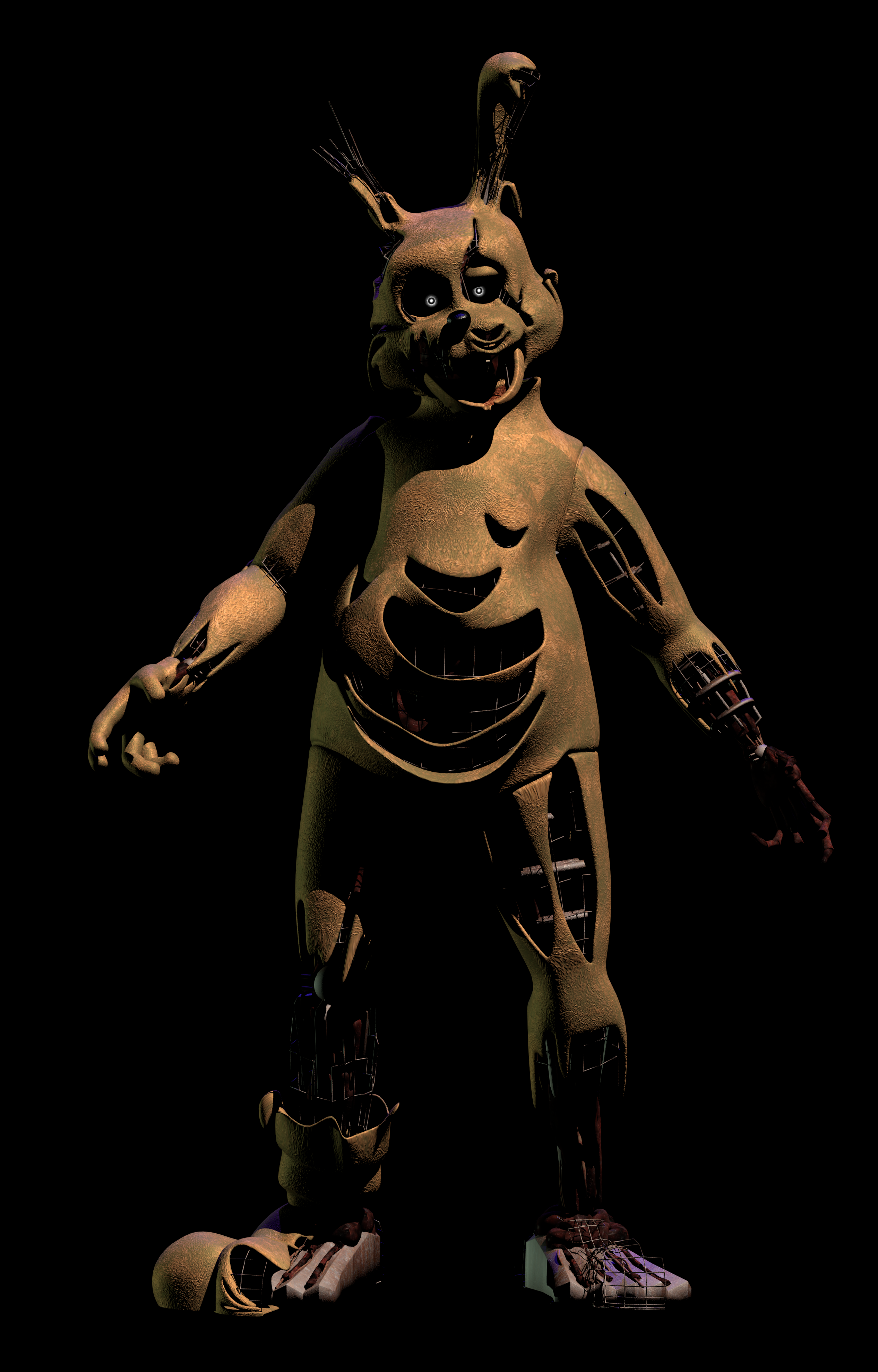 Styled Spring Trap Stylized Springtrap by a1234agamer on DeviantArt
