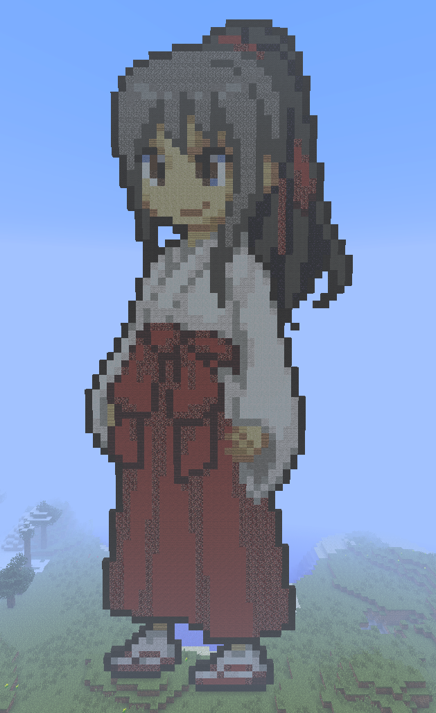 Elise Faircloth in Minecraft