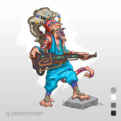 Monkey-tribesman-machine-colour-variation-3