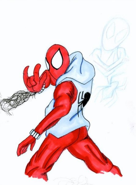 Scarlet Spiderman in: Who is..