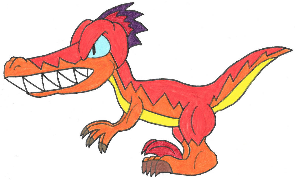 Blue Eyes Raptor by Genie-Dragon on DeviantArt