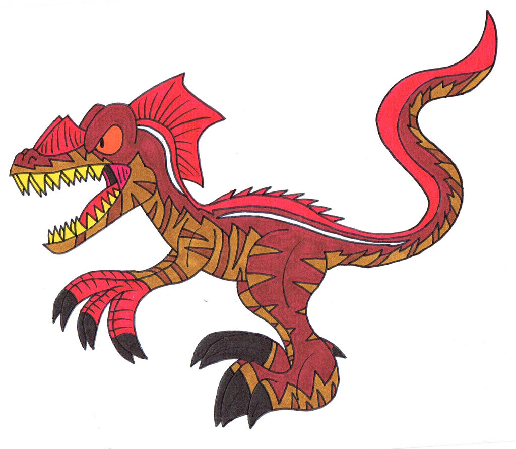 Red Backed Raptor by Genie-Dragon on DeviantArt