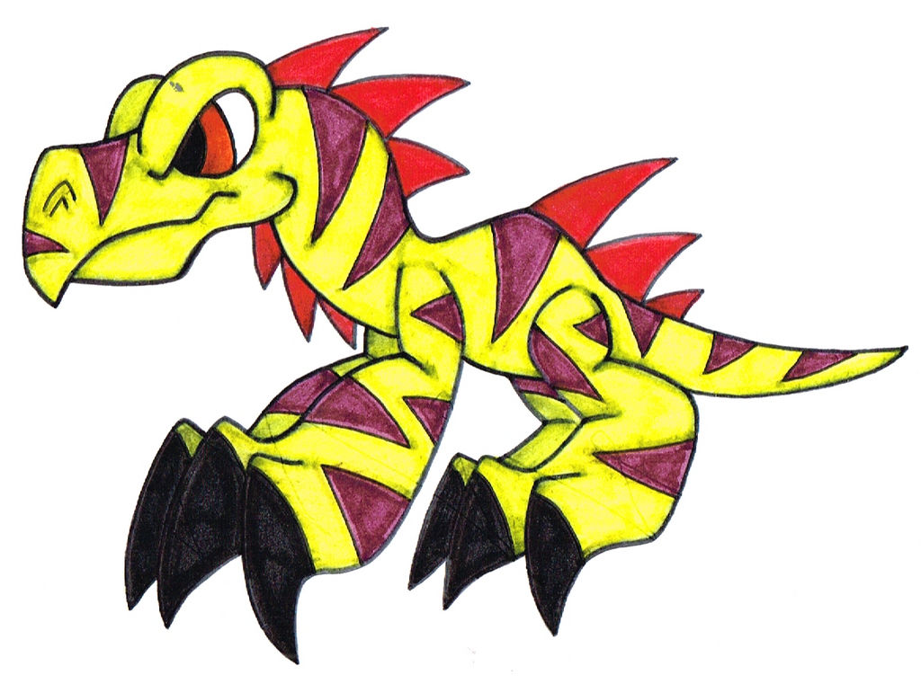 Red Razor Dragon by Genie-Dragon on DeviantArt