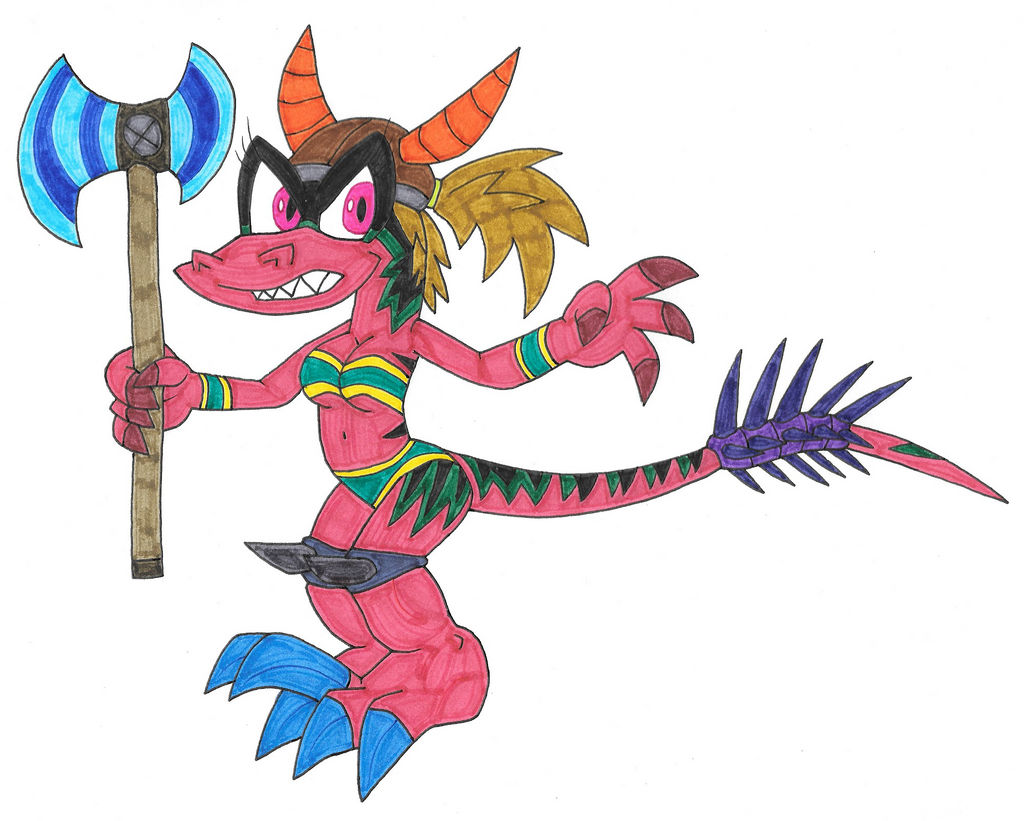Spike Tailed Raptor Saurian by Genie-Dragon on DeviantArt
