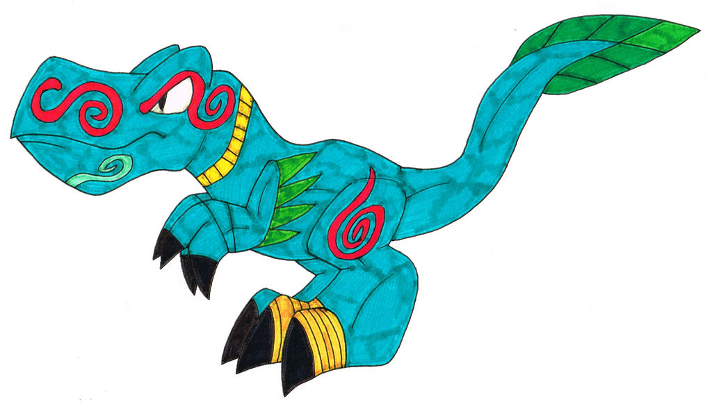 Aztec-Rex by Genie-Dragon on DeviantArt