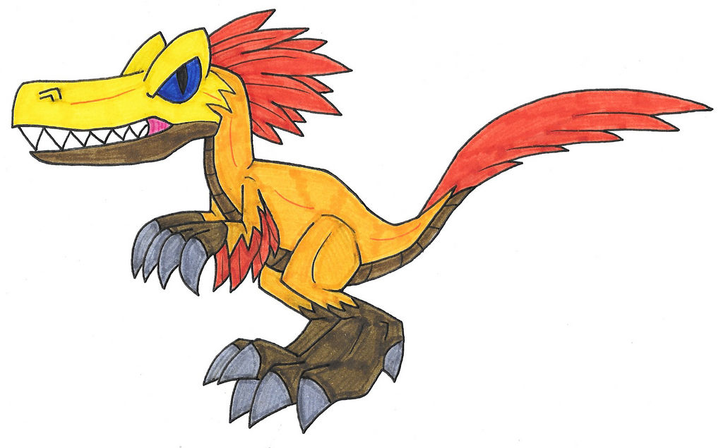 Pyroraptor by Genie-Dragon on DeviantArt