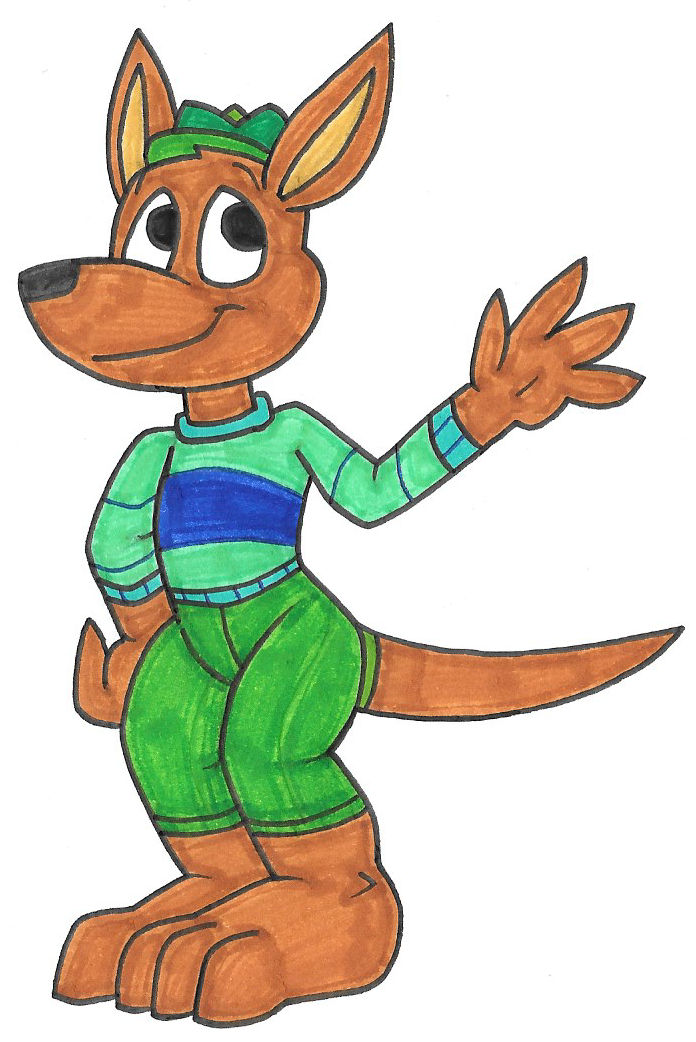 Splodge the Kangaroo by Genie-Dragon on DeviantArt