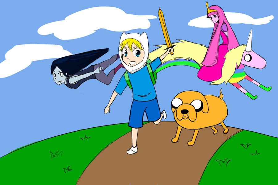 Adventure time anime toon