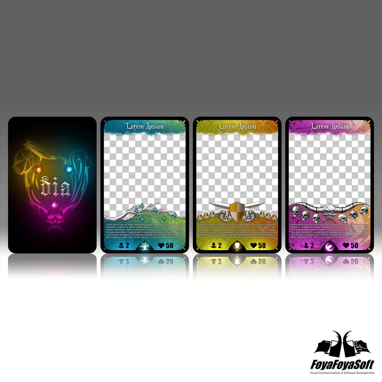 Boardgame Card Frame Portfolio 2 by FoyaFoyaSoft on DeviantArt