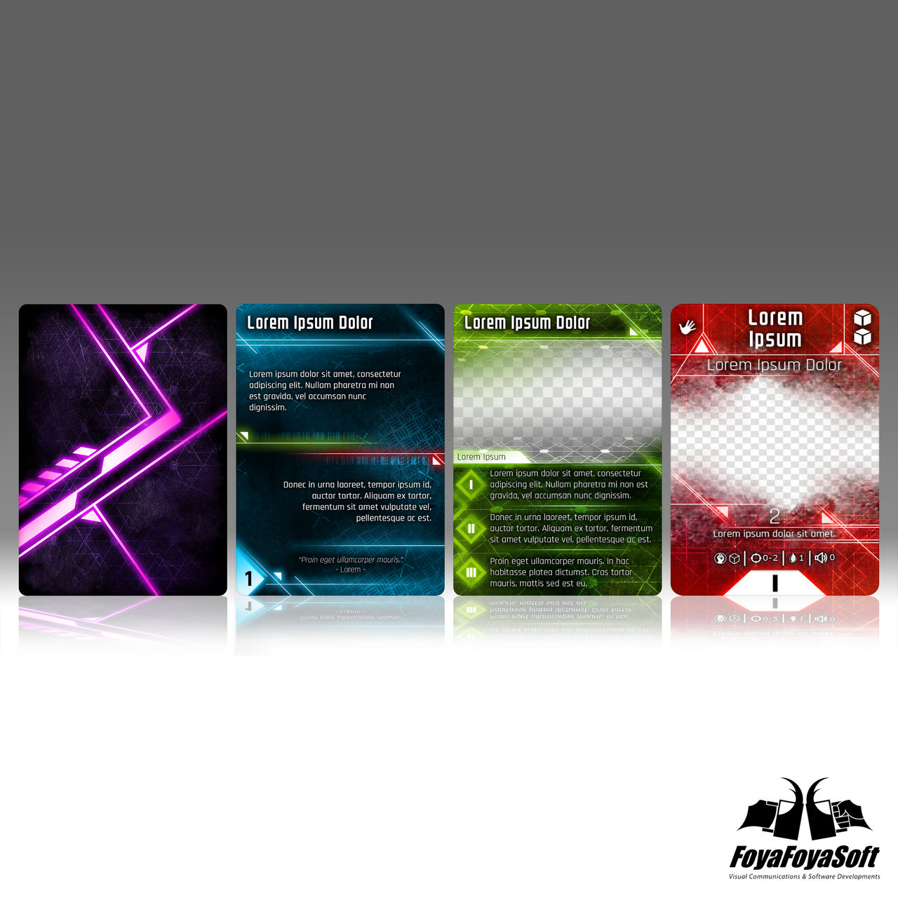 Boardgame Card Frame Portfolio 3 by FoyaFoyaSoft on DeviantArt