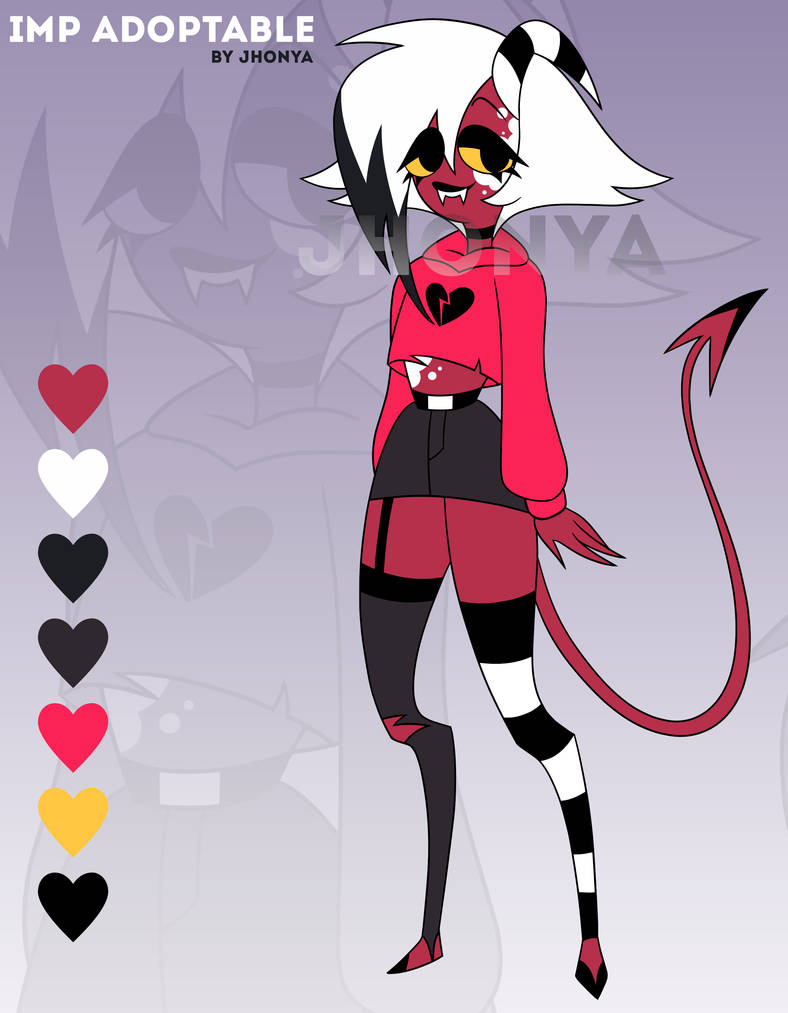 Imp Base !CLOSED! Imp Adoptable|Helluva Boss by Jh0nya on DeviantArt