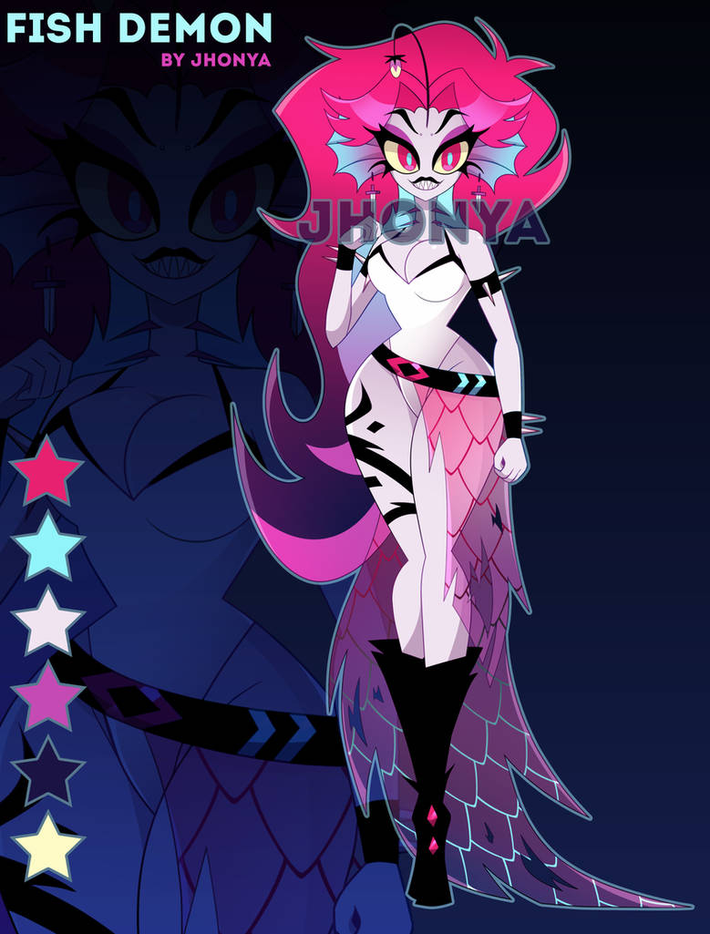 Fish Demon Character !CLOSED! Fish Demon|Hazbin Hotel by Jh0nya on DeviantArt