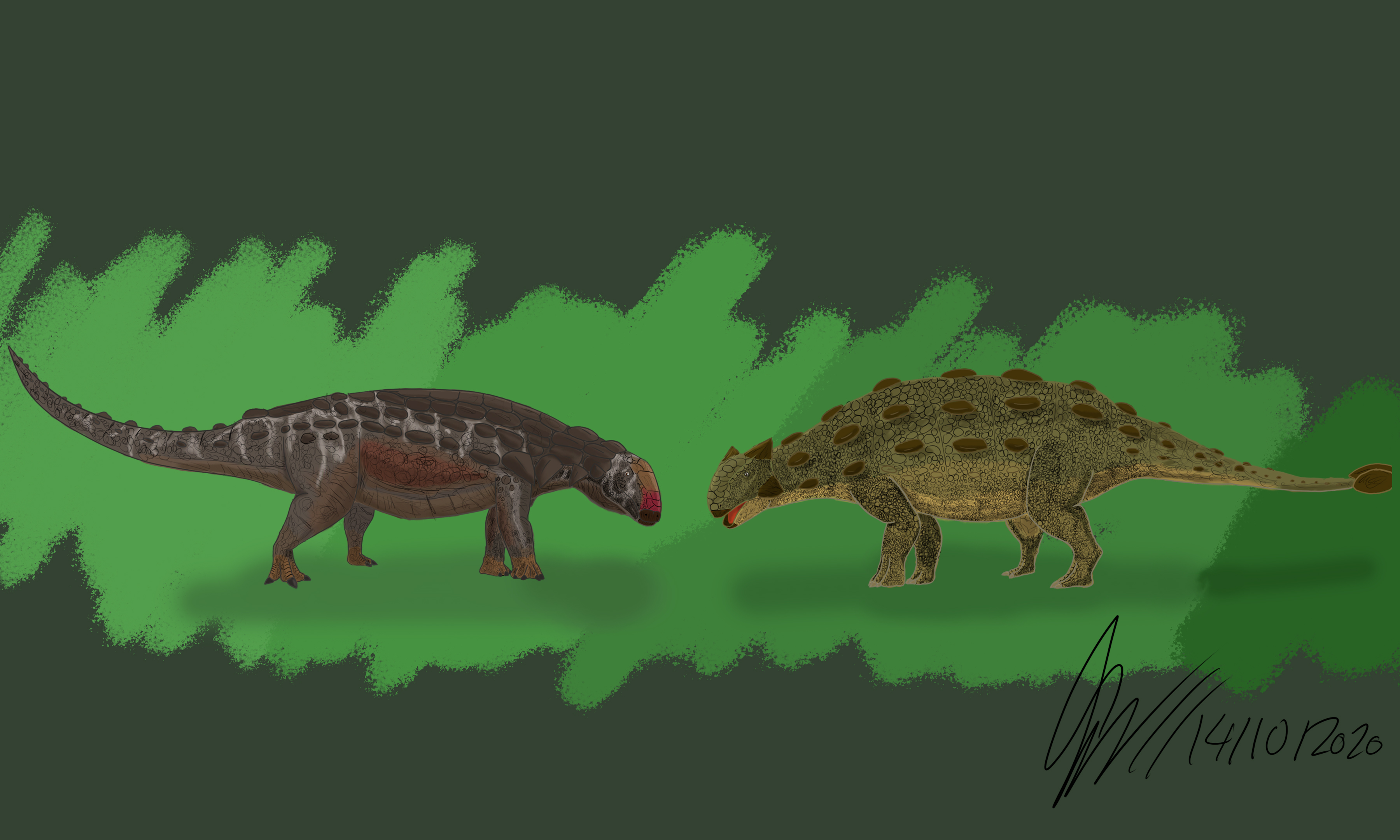 Denversaurus Ribs Ankylosaurus and Denversaurus by Leuxam on DeviantArt