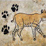 Prehistoric Style Bobcat painting