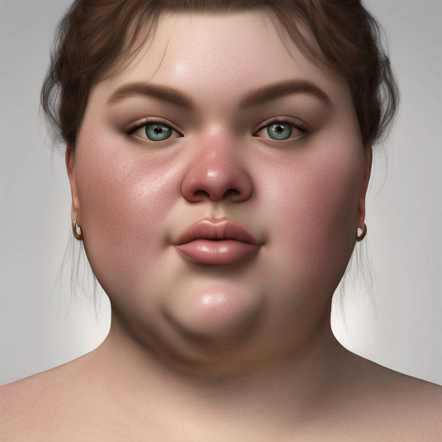 Fat Girl Realistic Face by arrythelilleejeanfan on DeviantArt