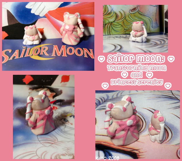 Clay Chibi Double Manga Moon