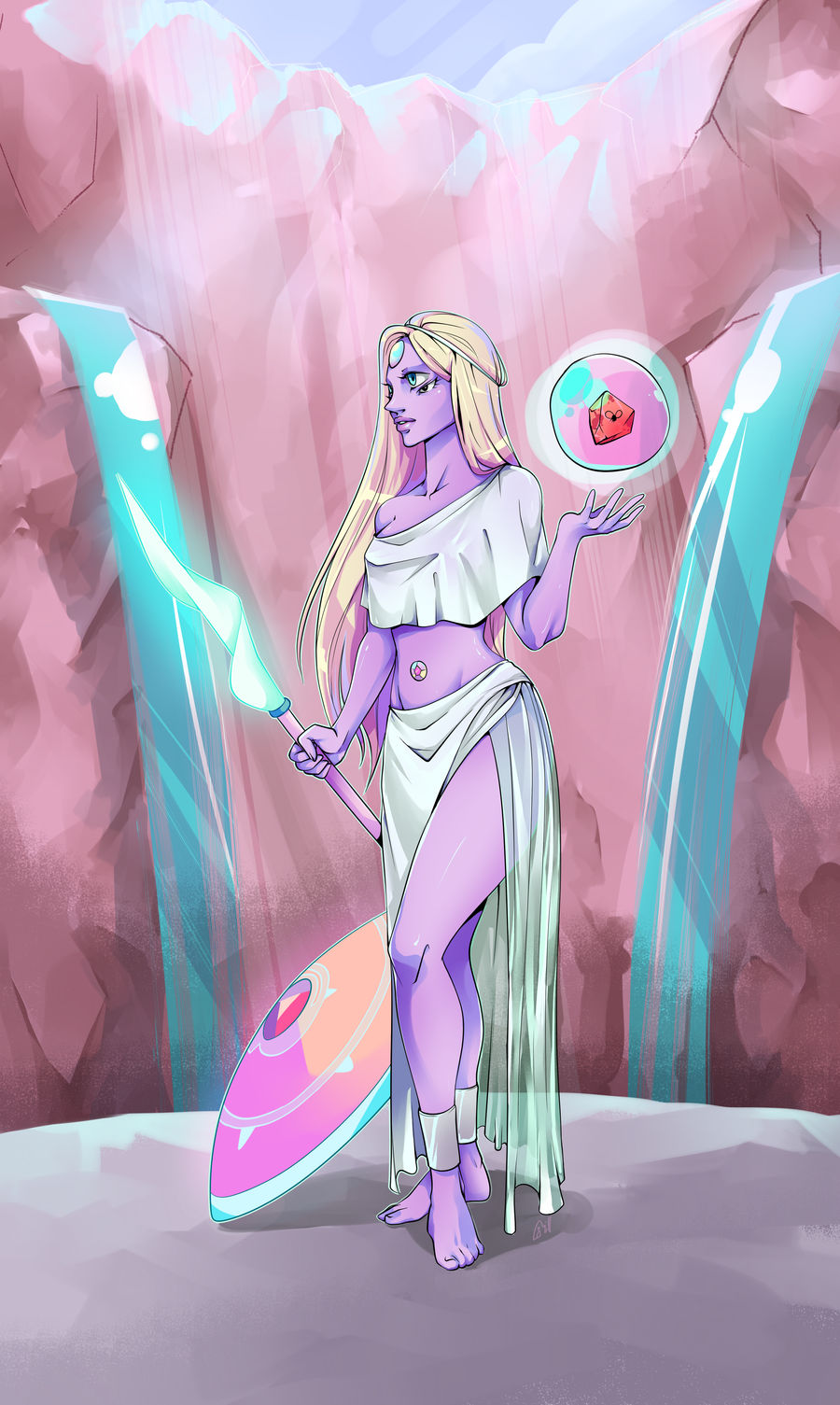 Ancient Rainbow Quartz by Gill-Goo