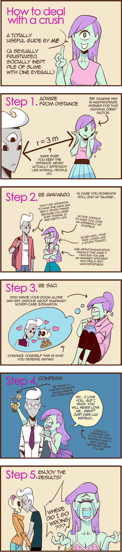 How to deal with your crush? - 5 steps by Gill-Goo