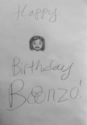 happy (belated) birthday Bonzo! by ClassicROCKtrash