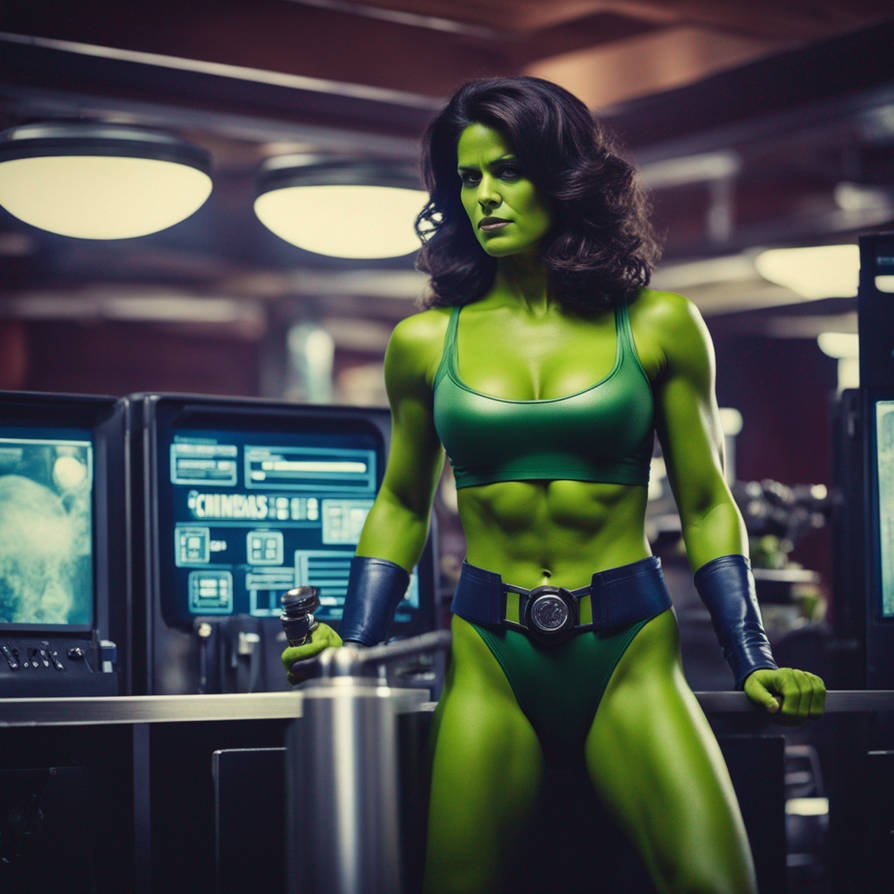 She Hulk as Dr Who.. version C