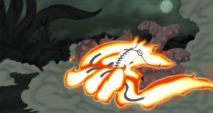 Naruto 611 Gyuki And Kurama Vs Juubi