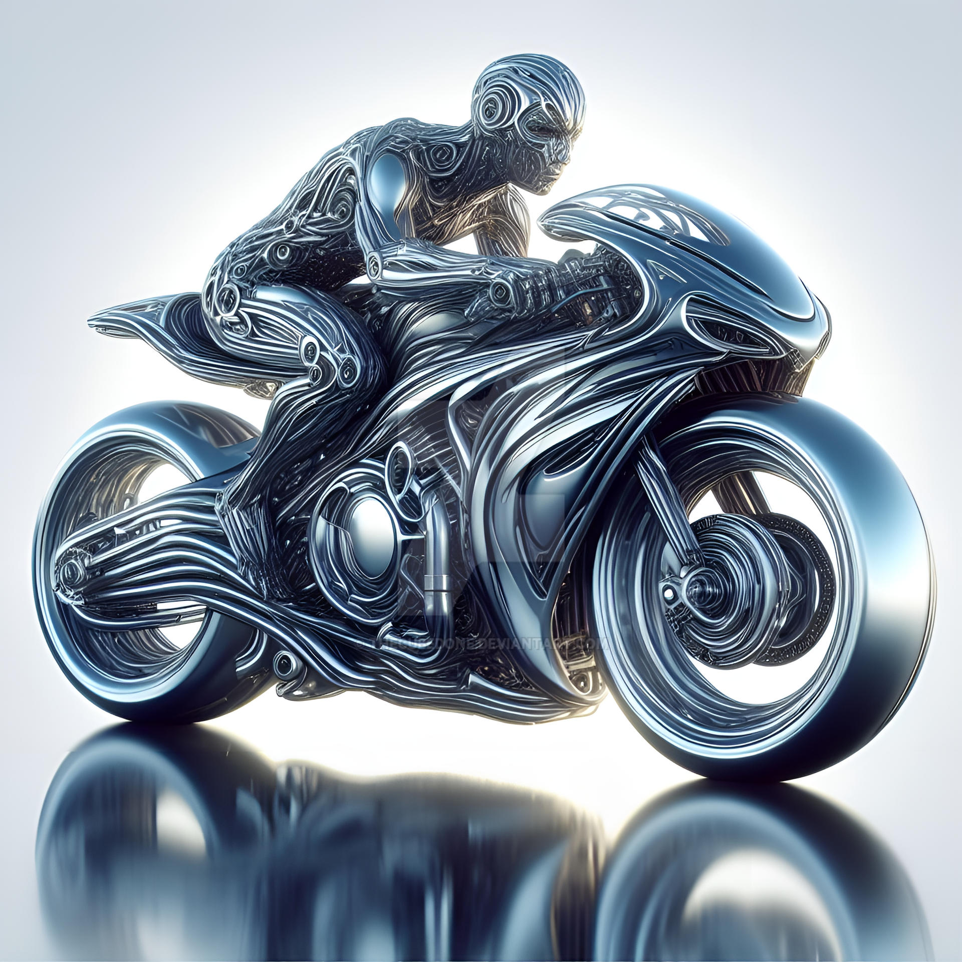Silver Rider Backround Silver Biker Rider by TheCubedOne on DeviantArt